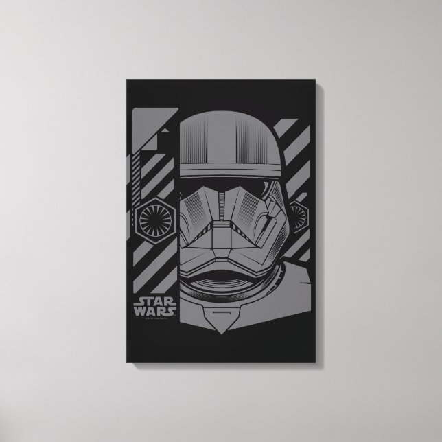 Industrial Style Sith Trooper Graphic Canvas Print (Front)