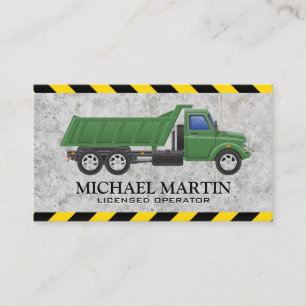 Industrial Truck   Licensed Operator Business Card