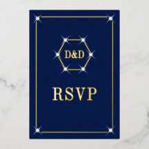 Industrial Twinkle Lights Blue Gold Wedding