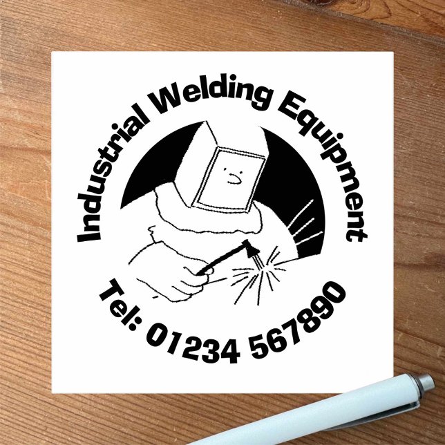 Industrial Welding Equipment Business. Rubber Stamp (Creator Uploaded)