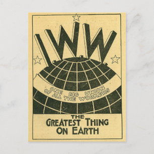 Industrial Workers of the World Postcard