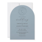 Industrie Chic Steal Blue Wedding Invitations