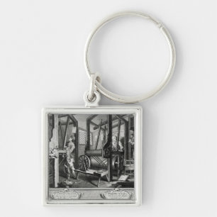 Industry and Idleness Keychain