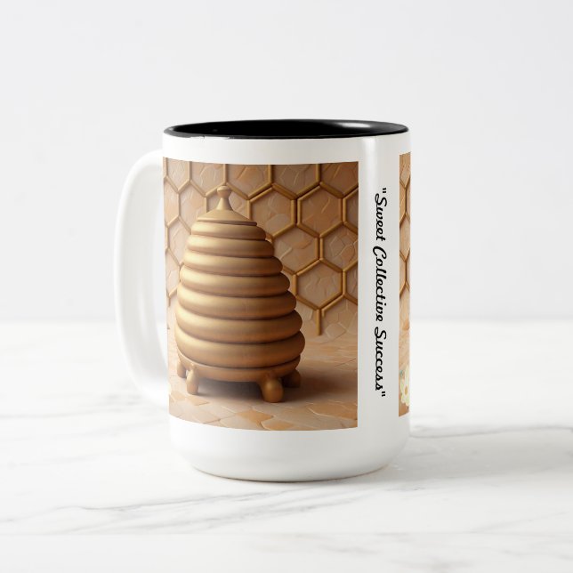 "Industry Meets Nature" Two-Tone Coffee Mug (Front Left)