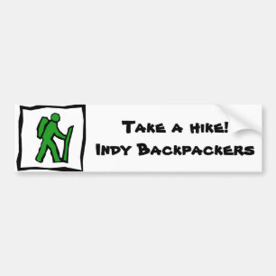 Indy Backpackers Bumper Sticker