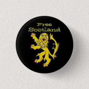 Indy Scotland Lion Rampant Pinback 1 Inch Round Button