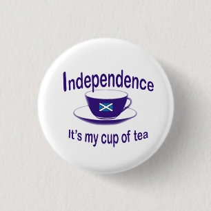 #indyref Independence My Cup of Tea Button