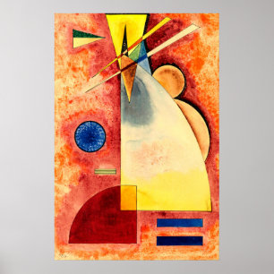 Ineinander Intermingling, Kandinsky 1928 Poster