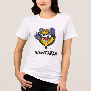 Inevitable Mouse Design - A Rodent of Infinity Tri-Blend Shirt