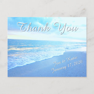 Inexpensive Beach Themed Thank You Cards Beach