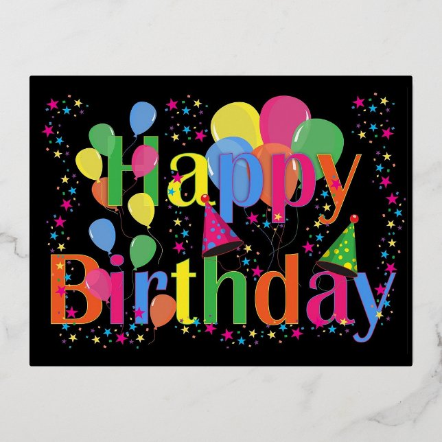 inexpensive kids birthday cards or invites (Front)