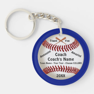 Inexpensive, Thank You Gift for Baseball Coach,  Keychain