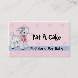 Infant and Children's Wear Vintage Lamb Business Card