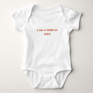 Infant bodysuit 3-snap bottom CHILD OF GOD