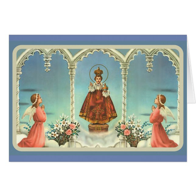 Infant Jesus of Prague Adoring Angels (Front Horizontal)