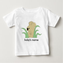 infant koala in eucalyptus l/s t-shirt