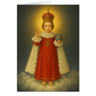 Infant of Prague Traditional Catholic Greeting