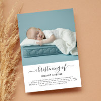 Infant Photo Baptism Baby Boy or Girl Christening 