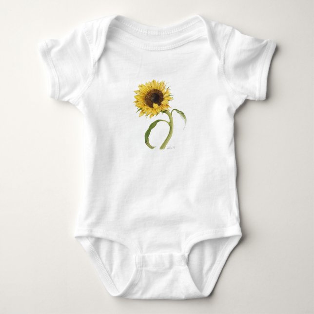 Infant Sunflower Bodysuit (Front)