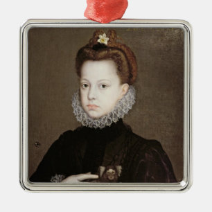 Infanta Isabella Clara Eugenia Metal Ornament