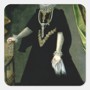 Infanta Isabella Clara Eugenia Square Sticker