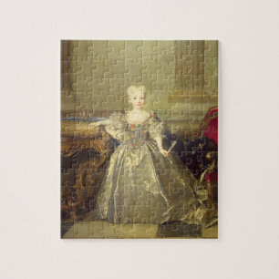 Infanta Maria Ana Victoria de Borbón, 1724 (oil o Jigsaw Puzzle