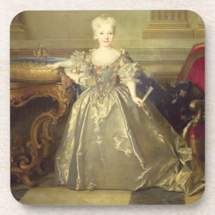 Infanta Maria Ana Victoria de Borbón, 1724 (oil on Coaster