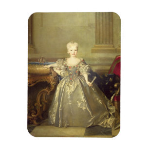 Infanta Maria Ana Victoria de Borbón, 1724 (oil on Magnet