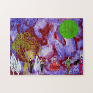 Infanta's Moonlight Garden Party by Michael Moffa Jigsaw Puzzle