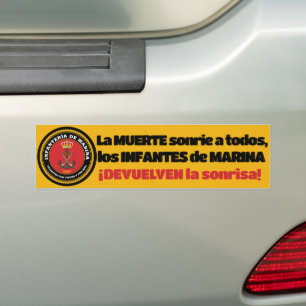 INFANTERÍA DE MARINA BUMPER STICKER