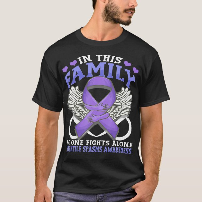 Infantile Spasms Awareness Infantile Epilepsy T-Shirt (Front)