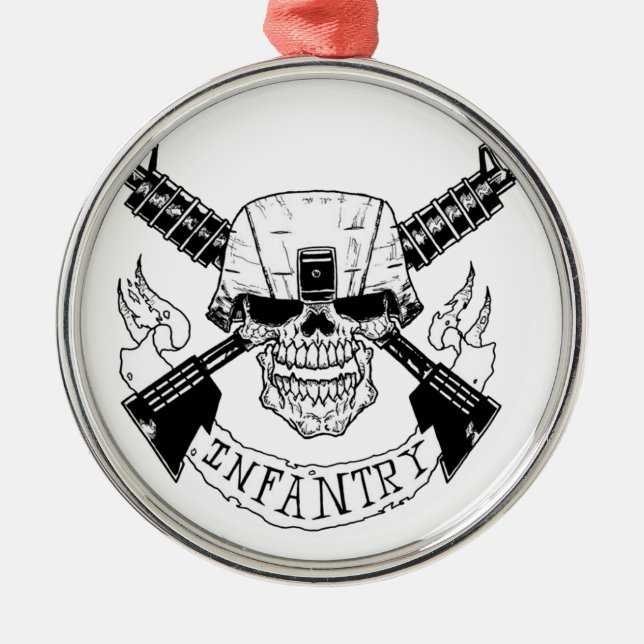 INFANTRY METAL ORNAMENT (Front)