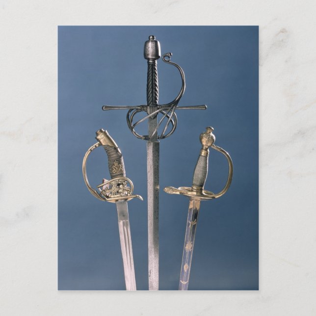 Infantry officer's sword postcard (Front)