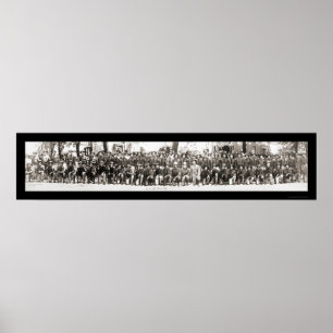 Infantrymen Rifles WWI Photo 1917 Poster