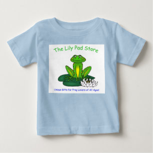 Infant's Frog on a Lily Pad Blue T-Shirt