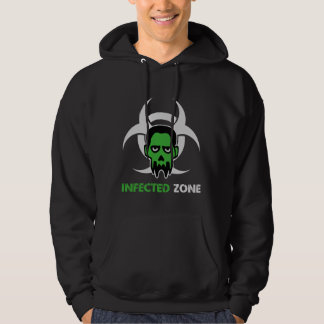 Infected Area Zombie Warning Hoodie