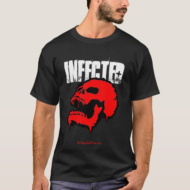"INFECTED" ZOMBIE T-SHIRT (Front)