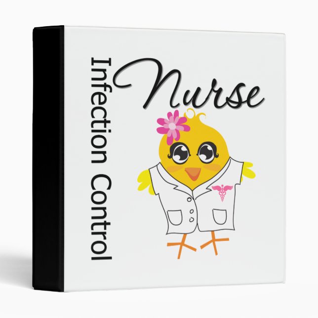 Infection Control Nurse Chick v2 Binder (Front/Spine)