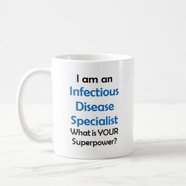 infectious disease specialist coffee mug (Left)