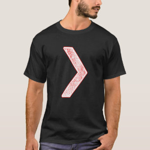 Inferior Alphabet characters - Initial Inferior mo T-Shirt