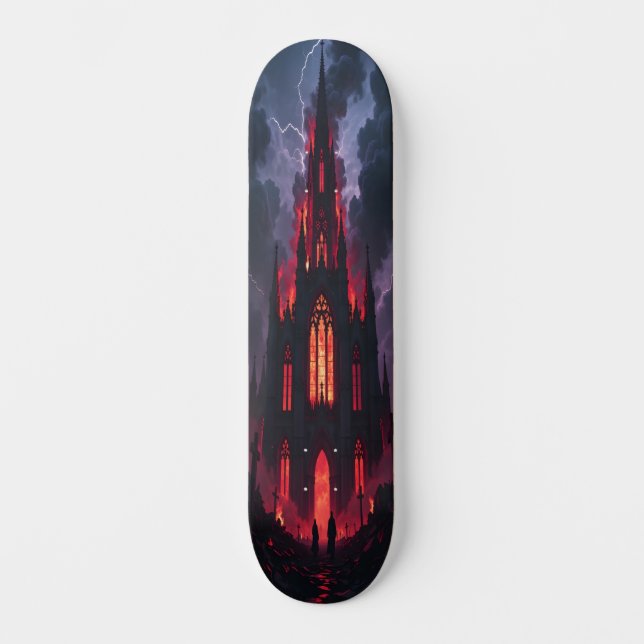 Infernal Cathedral Edition 1 Skateboard (Front)