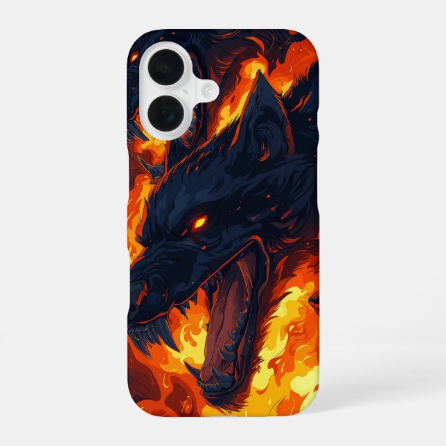 Infernal Dragon Flame Phone Case (Back)