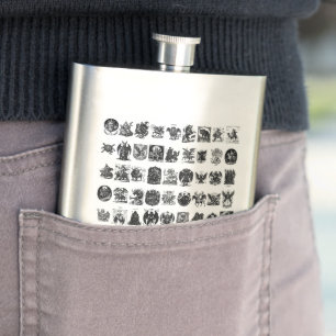 Infernal Icons The Gothic Goetia Collection Hip Flask