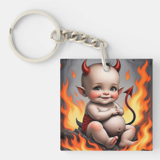 " INFERNAL INNOCENCE " KEYCHAIN