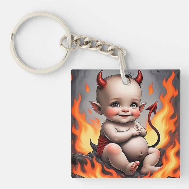 " INFERNAL INNOCENCE " KEYCHAIN (Front)