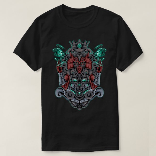 Infernal Warlock T-Shirt (Design Front)