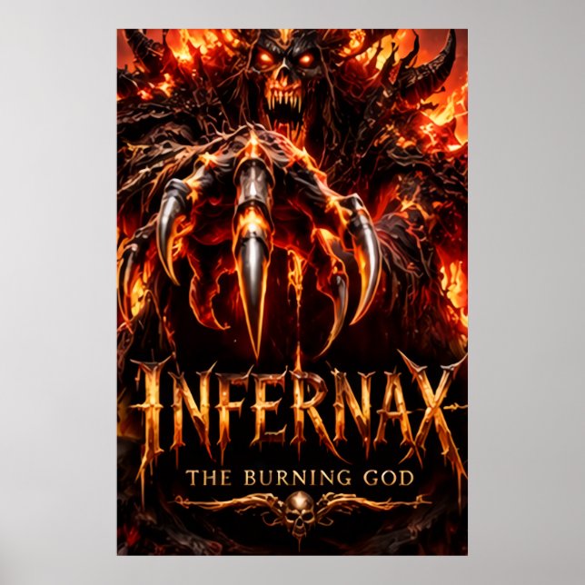 Infernax Burning God Poster (Front)