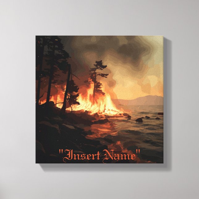 Inferno Canvas Print (Front)