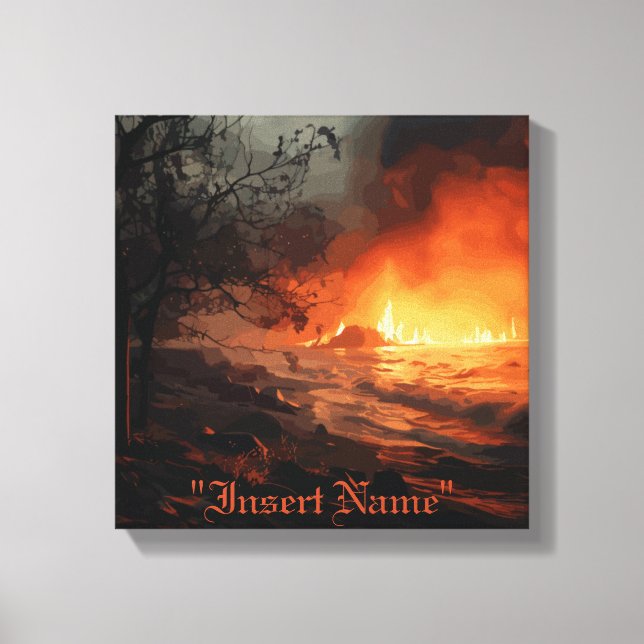 Inferno Canvas Print (Front)