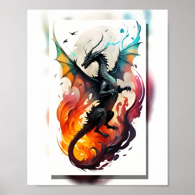 Inferno Dragon: Rise of the Flames Poster (Front)